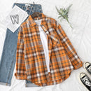 Plaid Shirts Damen Blusen und Tops Langarm Damen Casual Print Shirts Lose Baumwolle Kariert Lady Outwear Spring News