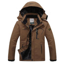 Winter Parka Herren Windschutz Plus Samt Dicke Warme Winddichte Pelzmäntel Herren Military Kapuzenanorak Jacken Herren Winterjacken