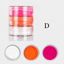 Neon Phosphor Pigment Powder Set Fluorescent Nail Glitter Eye Powder Manicure Decoration Nail Art Dust Pigment Paillettes