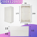 Wasserdichtes Gehäuse für den Außenbereich, Kunststoffbox, elektronisches Projektgehäuse, wasserdichte Anschlussdose für Elektronik