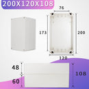 Wasserdichtes Gehäuse für den Außenbereich, Kunststoffbox, elektronisches Projektgehäuse, wasserdichte Anschlussdose für Elektronik