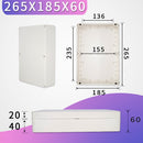 Wasserdichtes Gehäuse für den Außenbereich, Kunststoffbox, elektronisches Projektgehäuse, wasserdichte Anschlussdose für Elektronik