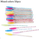 Eyelash Extension Disposable Eyebrow brush Mascara Wand Applicator Spoolers Eye Lashes Cosmetic Brushes Set makeup tools