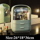 Fashion Big Capacity Cosmetic Storage Box Waterproof Dustproof Bathroom Desktop Beauty Makeup Organizer Skin Care Storage Drawer