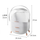Fashion Big Capacity Cosmetic Storage Box Waterproof Dustproof Bathroom Desktop Beauty Makeup Organizer Skin Care Storage Drawer
