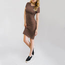 Summer Tunic Pencil Dresses Women Knee-Length Skinny Office Dress Short Sleeve Bandage Slim Bodycon Beach Dress Vestidos Robes