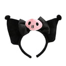 Anime Melody Headband Cute Cosplay Soft Pink Skull Headwear Hair Accessories For Girl Fans Gift