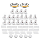 Magnetic Child Lock Children Protection Baby Safety Lock Drawer Latch Cabinet Door Lock Limiter Children Security Locks