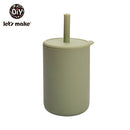 Vamos a hacer tazas de alimentación de bebé tazas de aprendizaje de bebé de dibujos animados lindo grado alimenticio para niños pequeños y niños con taza de silicona