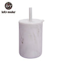 Vamos a hacer tazas de alimentación de bebé tazas de aprendizaje de bebé de dibujos animados lindo grado alimenticio para niños pequeños y niños con taza de silicona