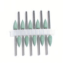 10pcs Silicone Nail Drill Bit Rubber Manicure Drills Electric Rotary Mills Cutter Cuticle Polishing Tools Nail Salon Accessories