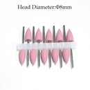 10pcs Silicone Nail Drill Bit Rubber Manicure Drills Electric Rotary Mills Cutter Cuticle Polishing Tools Nail Salon Accessories