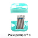 10pcs Silicone Nail Drill Bit Rubber Manicure Drills Electric Rotary Mills Cutter Cuticle Polishing Tools Nail Salon Accessories