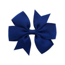 1 pcs Colors Solid Grosgrain Ribbon Bows Clips Hairpin Girl&