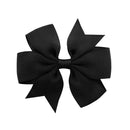 1 pcs Colors Solid Grosgrain Ribbon Bows Clips Hairpin Girl&