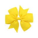 1 pcs Colors Solid Grosgrain Ribbon Bows Clips Hairpin Girl&