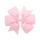 1 pcs Colors Solid Grosgrain Ribbon Bows Clips Hairpin Girl&