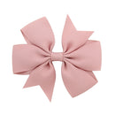 1 pcs Colors Solid Grosgrain Ribbon Bows Clips Hairpin Girl&