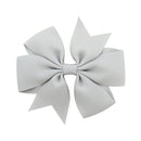 1 pcs Colors Solid Grosgrain Ribbon Bows Clips Hairpin Girl&
