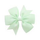 1 pcs Colors Solid Grosgrain Ribbon Bows Clips Hairpin Girl&