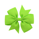1 pcs Colors Solid Grosgrain Ribbon Bows Clips Hairpin Girl&