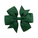 1 pcs Colors Solid Grosgrain Ribbon Bows Clips Hairpin Girl&
