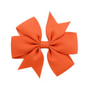 1 pcs Colors Solid Grosgrain Ribbon Bows Clips Hairpin Girl&