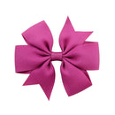 1 pcs Colors Solid Grosgrain Ribbon Bows Clips Hairpin Girl&