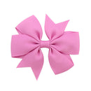 1 pcs Colors Solid Grosgrain Ribbon Bows Clips Hairpin Girl&