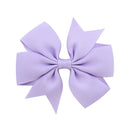1 pcs Colors Solid Grosgrain Ribbon Bows Clips Hairpin Girl&