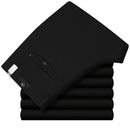 ICPANS Stretch Formal DressTrousers For Men Summer Straight Classic Men's Total Freedom Relaxed Classic Fit Flat Front Pant