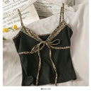 Camis para mujer camisola nueva Sexy mujer Crop Tops encaje espalda descubierta camiseta sin mangas mujer lindo chaleco elegante francés Chic ropa