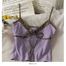 Camis para mujer camisola nueva Sexy mujer Crop Tops encaje espalda descubierta camiseta sin mangas mujer lindo chaleco elegante francés Chic ropa