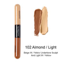 Double Head Liquid Concealer Cream 2 Colors Brighten Face Contour Repair Stick Lasting Highlighter Pencil Makeup Cosmetics TSLM2