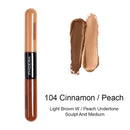 Double Head Liquid Concealer Cream 2 Colors Brighten Face Contour Repair Stick Lasting Highlighter Pencil Makeup Cosmetics TSLM2