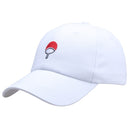 Sombreros de Anime Akatsuki Ninja Uchiha Konoha nube roja símbolo gorra de béisbol Cosplay disfraces Accesorios