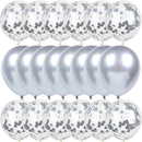 20pcs Gold Confetti Balloons Set Metallic Chrome ballon Birthday Party Wedding Decoration Anniversary Globos Baby Shower Balloon