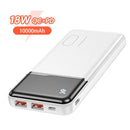 KUULAA Power Bank 10000mAh Portable Charging PowerBank 10000 mAh USB PoverBank External Battery Charger For Xiaomi Mi 9 8 iPhone