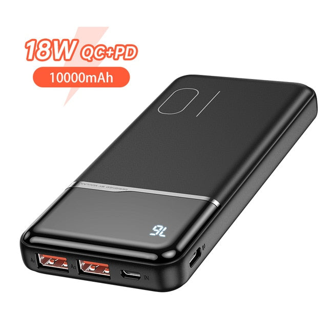 KUULAA Power Bank 10000 mAh Tragbares Ladegerät PowerBank 10000 mAh USB PoverBank Externes Ladegerät für Xiaomi Mi 9 8 iPhone