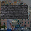 Pegatinas de pared 3D de 70x38cm, decoración de habitación de ladrillo de espuma autoadhesiva, papel tapiz 3D DIY, decoración de pared, pegatina de pared de salón para habitación de niños