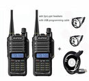 2pcs high quality 10W 25km Baofeng UV-9R plus  ham radio cb radio comunicador waterproof walkie talkie baofeng uv 9r plus рация