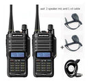 2pcs high quality 10W 25km Baofeng UV-9R plus  ham radio cb radio comunicador waterproof walkie talkie baofeng uv 9r plus рация