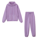 Toppies Damen Trainingsanzüge Sport Hosenanzug Lässige Hoodies Fleece Sweatshirt Weibliche Jacke Jogginghose Harajuku Kleidung