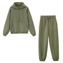Toppies Damen Trainingsanzüge Sport Hosenanzug Lässige Hoodies Fleece Sweatshirt Weibliche Jacke Jogginghose Harajuku Kleidung