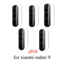 5Pcs for Xiaomi Redmi Note 9 Pro 9S 10 Pro 9 9T 5G 9c NFC 8t 9a 8 Camera Lens Protector Tempered Glass Back Screen Redme 8a Glas