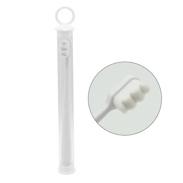 1 STÜCK Ultradünne Super Weiche Zahnbürste Tragbare Umweltfreundliche Reise Außeneinsatz Zahnpflegebürste Mundreinigung Mundpflegewerkzeuge