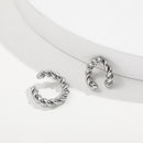 2020 nueva moda perla Ear Cuff Bohemia apilable en forma de C CZ diamantes de imitación pequeños pendientes de Clip para mujer joyería de boda