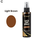100ml Lace Tint Spray For Lace Wigs Adhesive Bond Glue Custom Private Label High Quality Lace Wig Toupee Light Color Spray