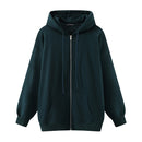 Sudaderas con capucha gruesas de gran tamaño para niñas, moda de primavera 2021, ropa de calle para mujeres, trajes de lana, sudaderas holgadas para novio Y2K, sudaderas con capucha Unisex para mujeres elegantes