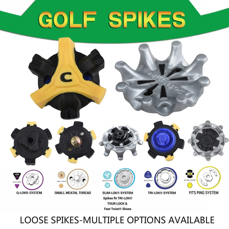 14-teilige Golfschuhe, Spikes, Klampen, lose, verschiedene Optionen, Ersatz-Golfspikes, passend für PING/TRI-LOK/SLIM-LOK/SMALL MEATAL/Q-LOK-System